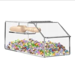 acrylic candy bin with scoop holder