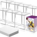 acrylic card storage boxes holding