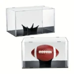 acrylic football display case with stand