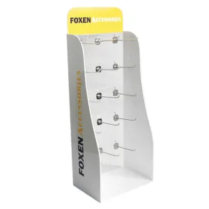 clear acrylic cell phone charger display rack