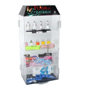 desktop acrylic display stand for mobile phone
