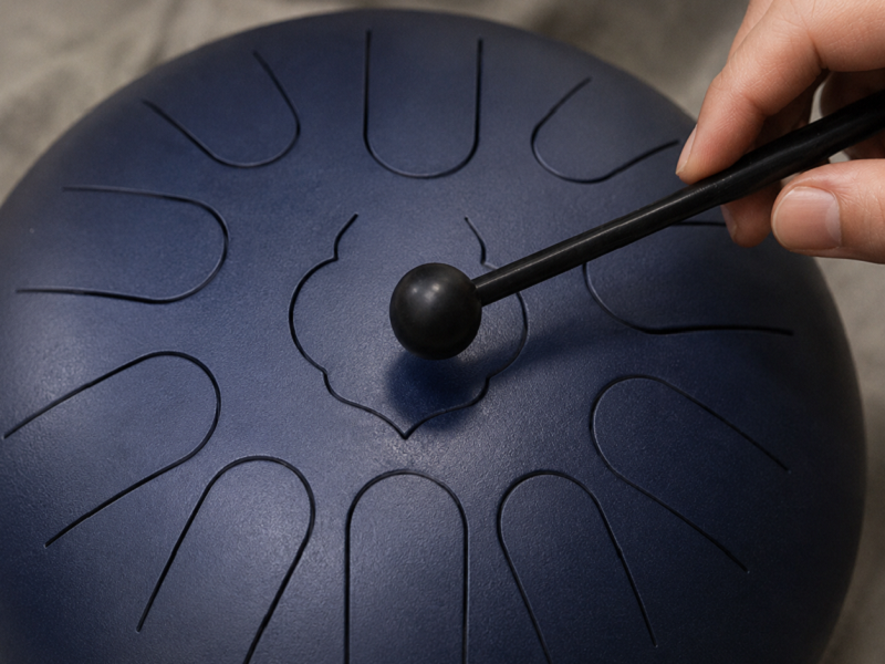Steel tongue drum pitch and calibration inspection