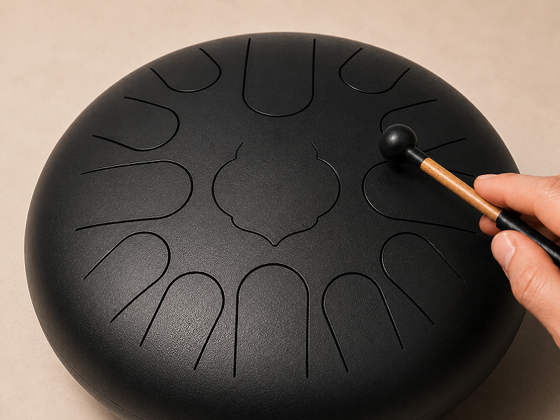 Steel tongue drum cosmetic and surface inspection