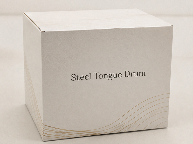 Steel tongue drum order fulfillment and labeling inspection