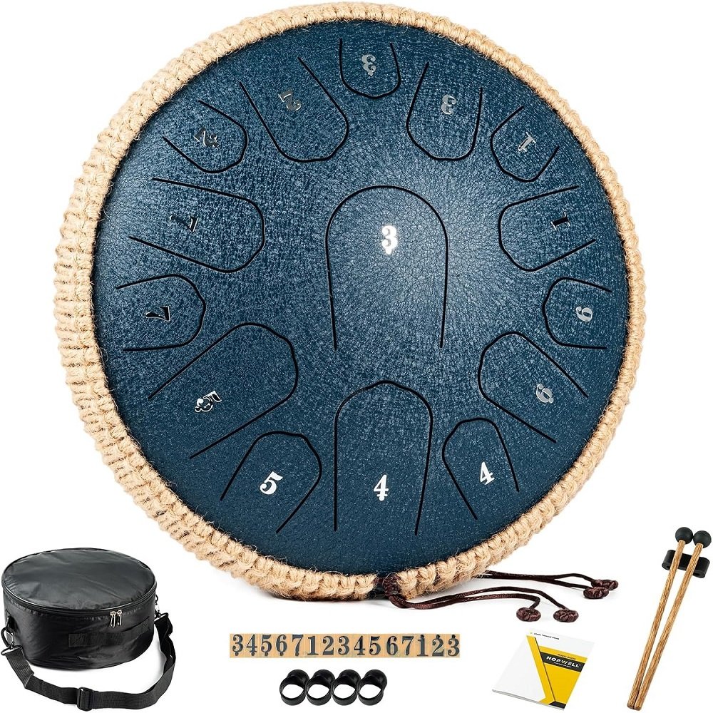 Tongue drum model and custom option selection