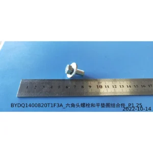 BYD ATTO 3 Hex Head Bolt and Flat Washer Combo Set BYDQ1400820T1F3A Q140B0820TF61LHP1-25