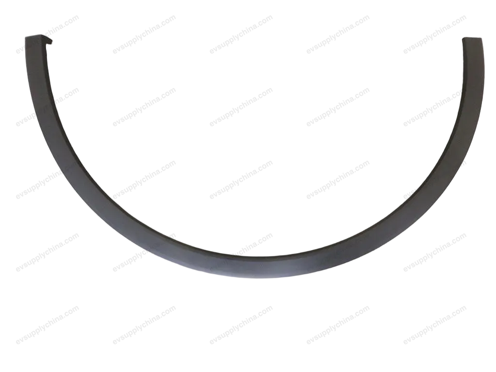 Left front wheel eyebrow trim assembly - standard black for BYD TANG