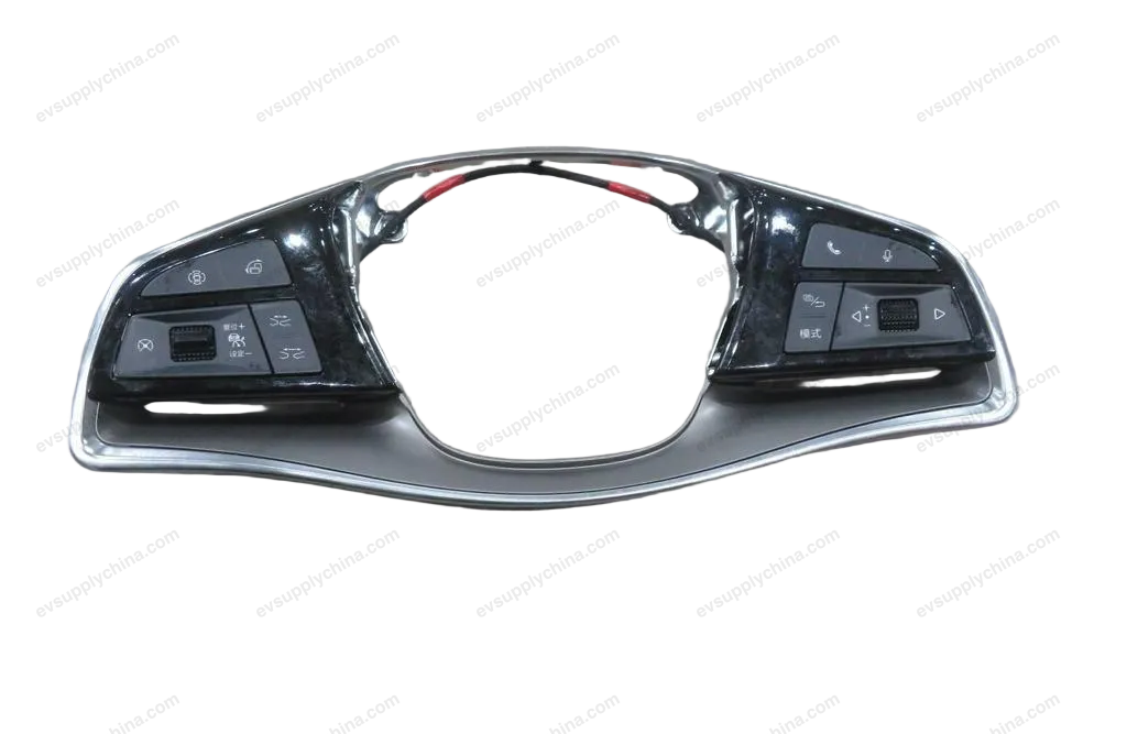Steering wheel switch group - matte electroplating for BYD TANG