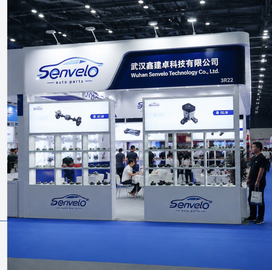 Senvelo Auto Parts exhibition booth