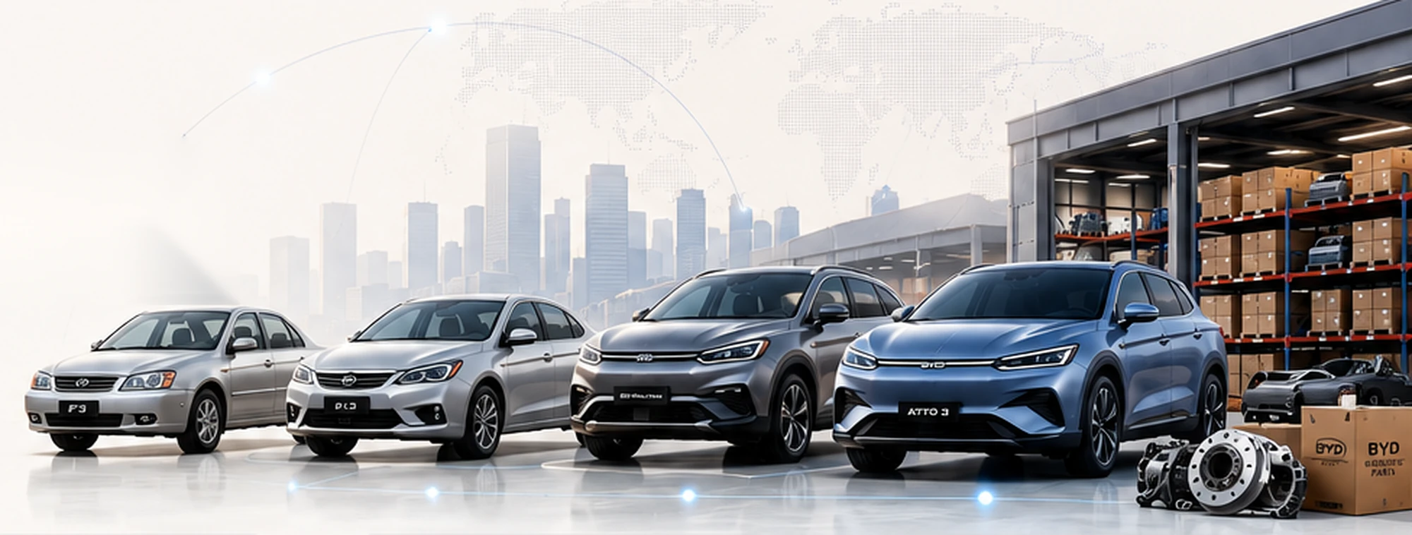 BYD vehicle development from the F3 era to global markets