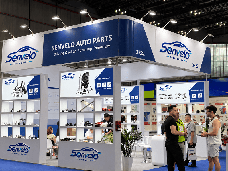 Senvelo Auto Parts exhibition booth