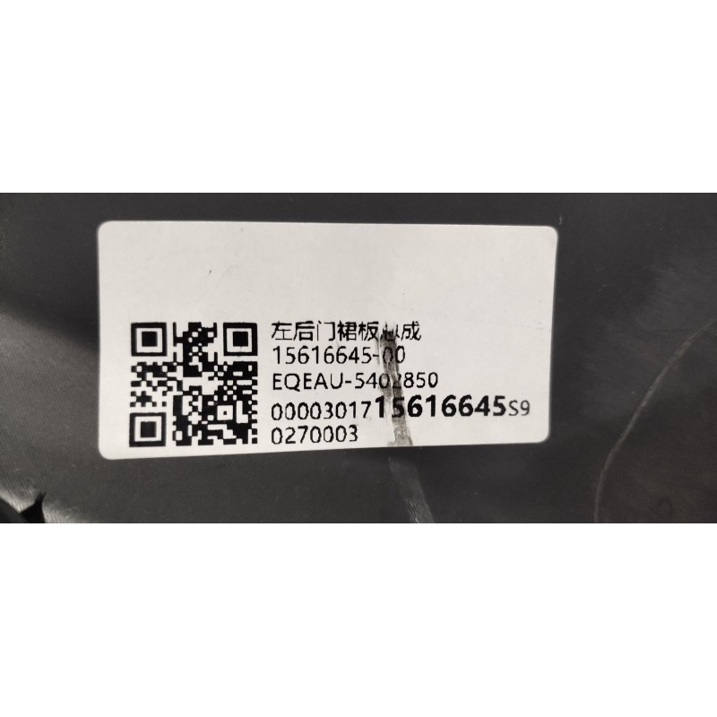Left Rear Door Lower Panel BYD 15616645-00
