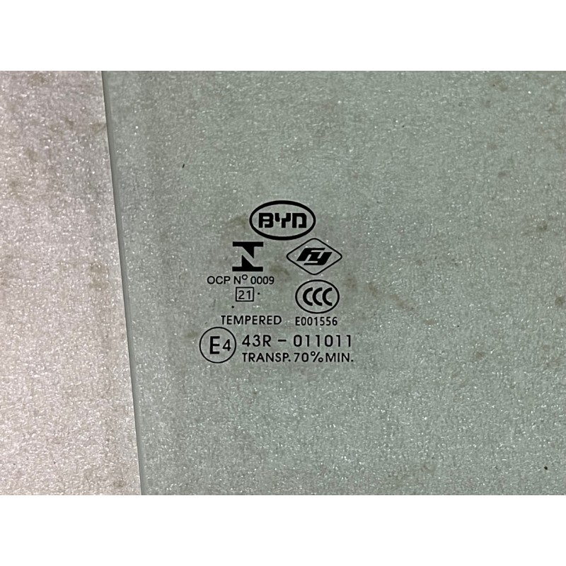 BYD ATTO 3 / Yuan PLUS Rear Right Door Glass Assembly SC2E-6203109 | BYD ATTO 3 / Yuan PLUS | 13167814-00