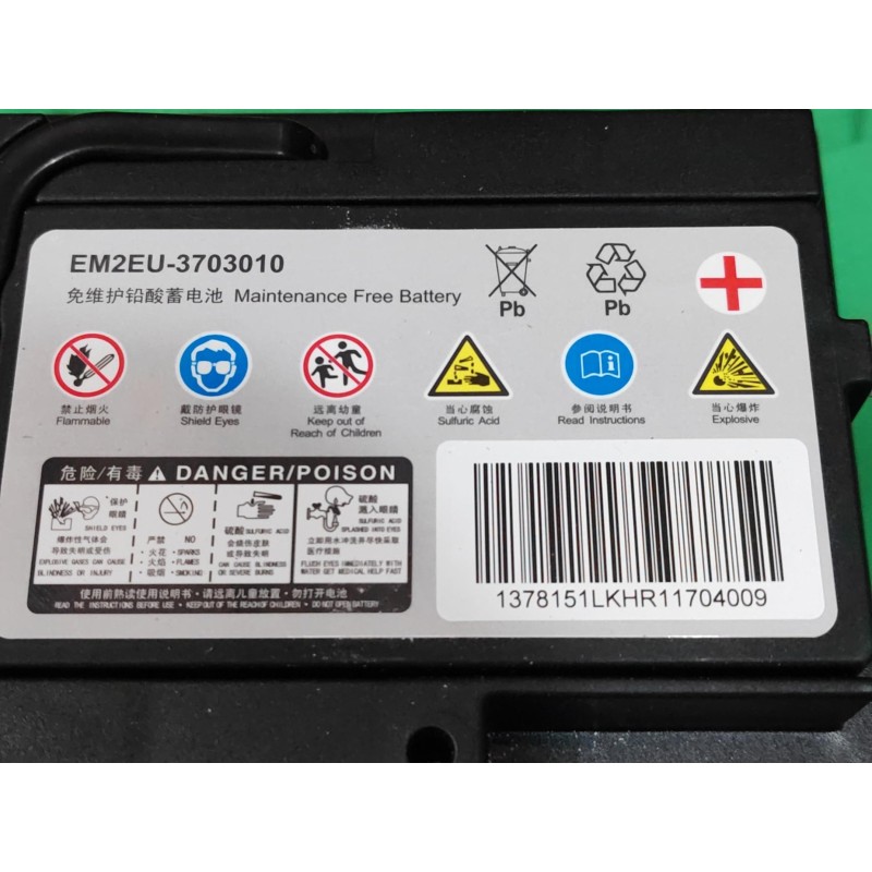 12 V Battery | BYD 13691814-00 | Additional view 2