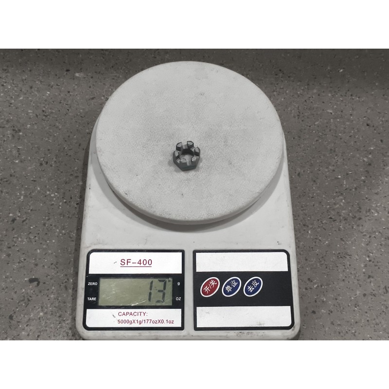 Hexagonal Slotted Thin Nut | BYD 13763634-00 | Additional view 2