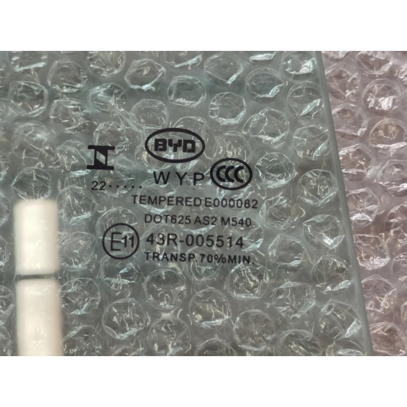 BYD SEAL Right Rear Door Glass Assembly EKEA-6203109 | BYD SEAL / SEAL EV | 13429356-00