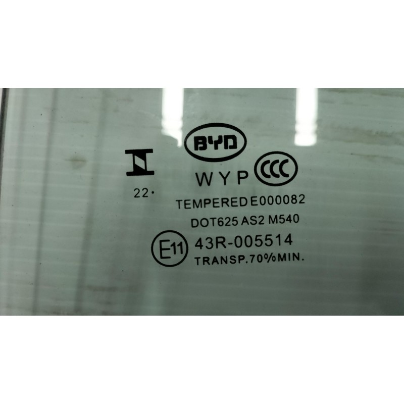 BYD SEAL Left Rear Door Glass Assembly EKEA-6203100 | BYD SEAL / SEAL EV | 13429355-00