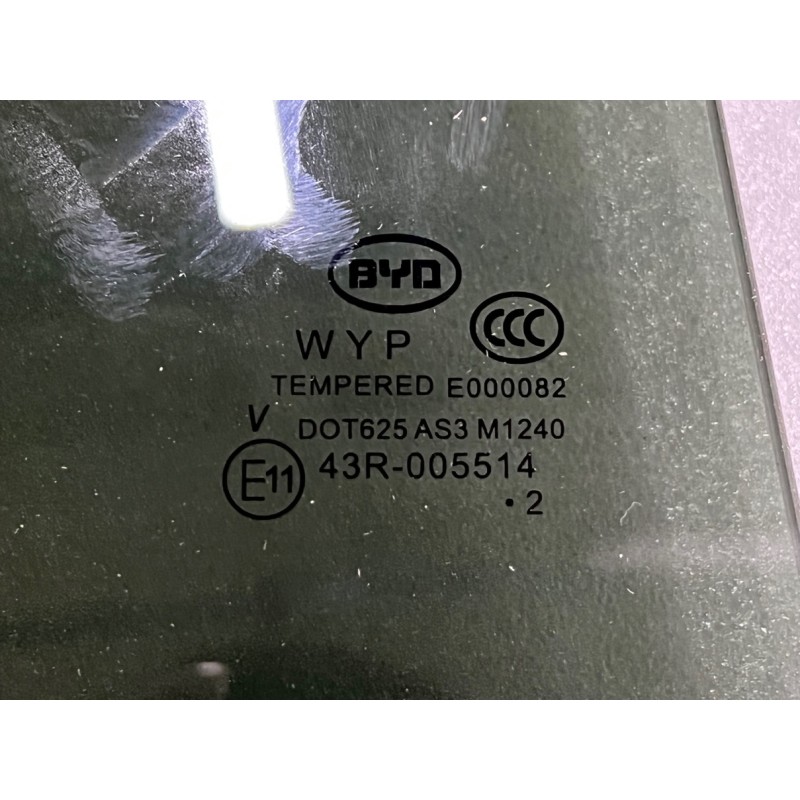 BYD SEAL Right Rear Door Glass Assembly EKEA-6203109A | BYD SEAL / SEAL EV | 13475716-00